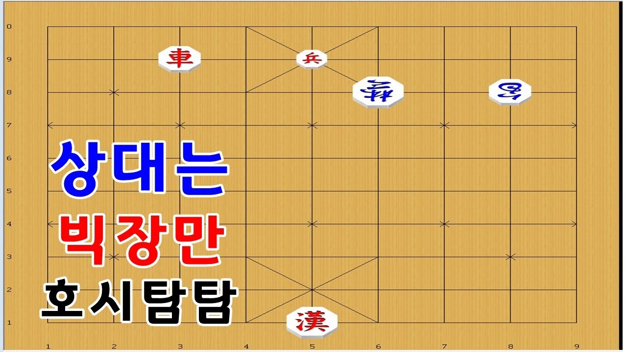 상대가 노리고 있는수를 모르면 낭패를보게됩니다 - 장기박보