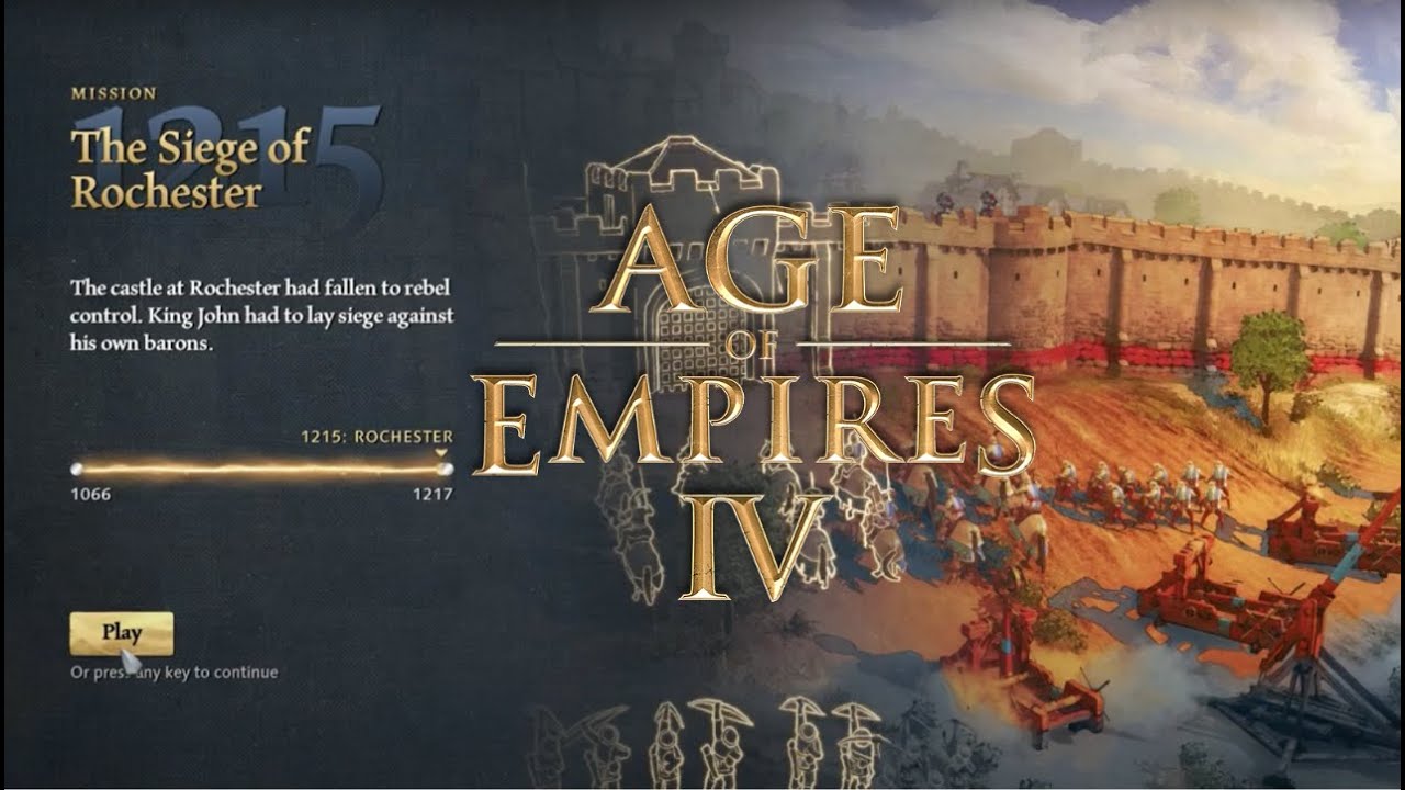 How-To Guide: The Siege of Rochester AOE4, The Norman Campaign - AOE4 (Hard Difficulty)
