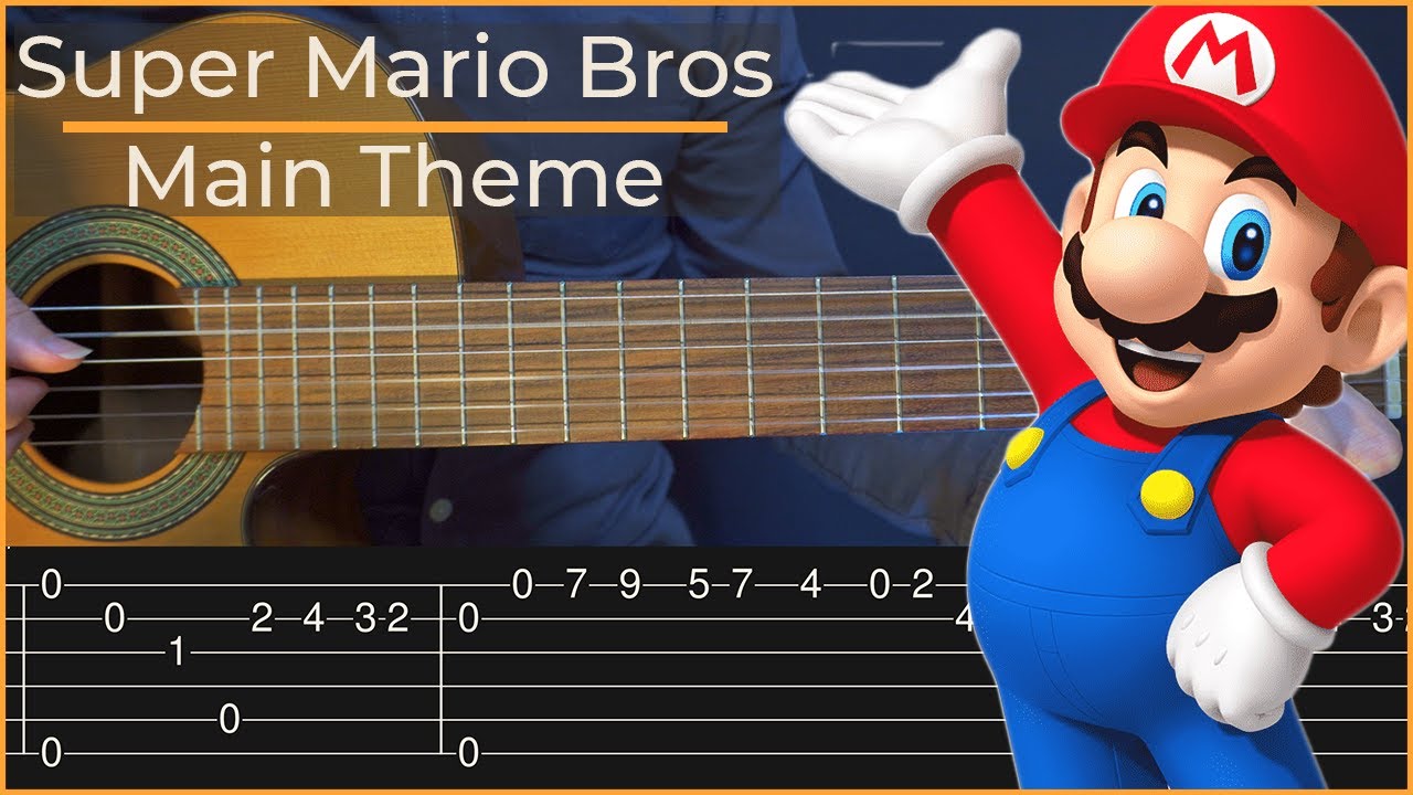 Super Mario Bros - Main Theme (Simple Guitar Tab)