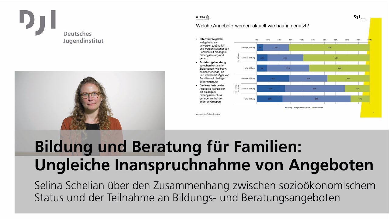 Bildung und Beratung f&uuml;r Familien: Ungleiche Inanspruchnahme von Unterst&uuml;tzungsangeboten