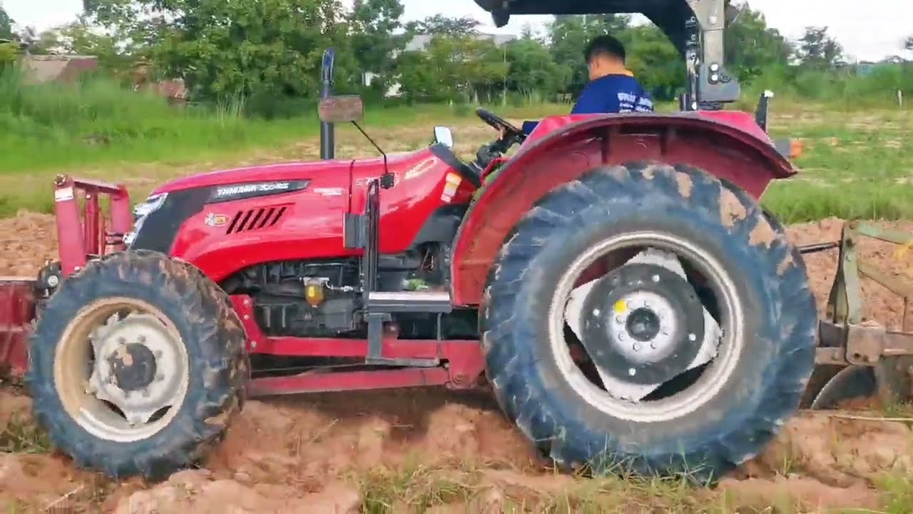 พาชม​ ยันม่าร์โซลิส75แรง​ ไถผานสาม​CMT​ ใบ26นิ้ว​ ไถลึกมากๆตรงด้วยครับ