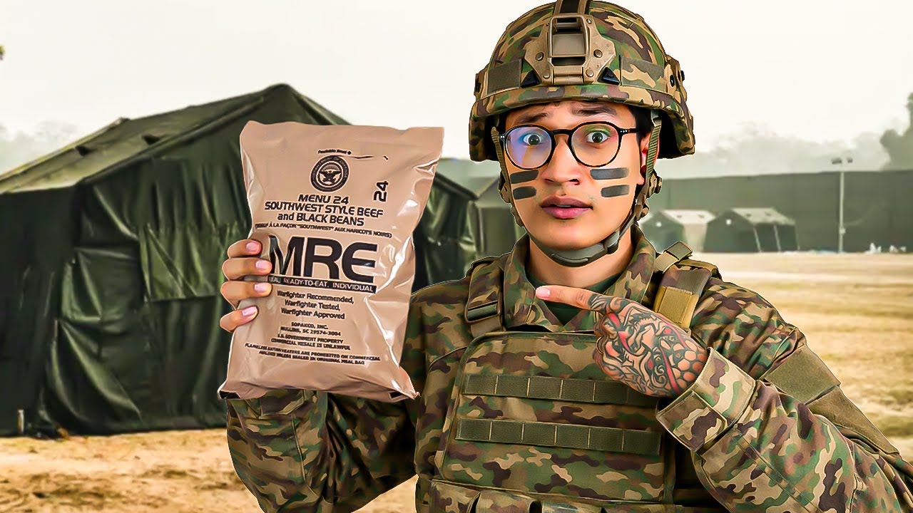 Probamos Comida Militar de los Marines de USA ¿realmente es comible?