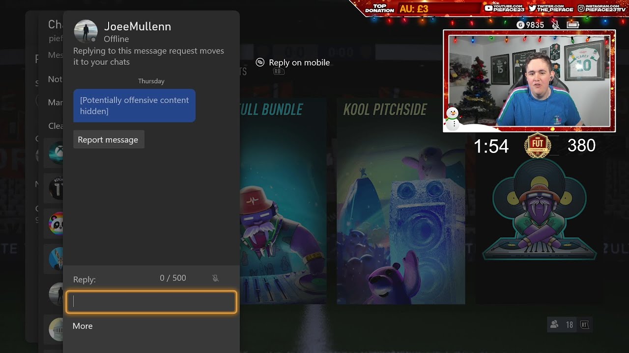 Pie Reads his Xbox Rage Messages...