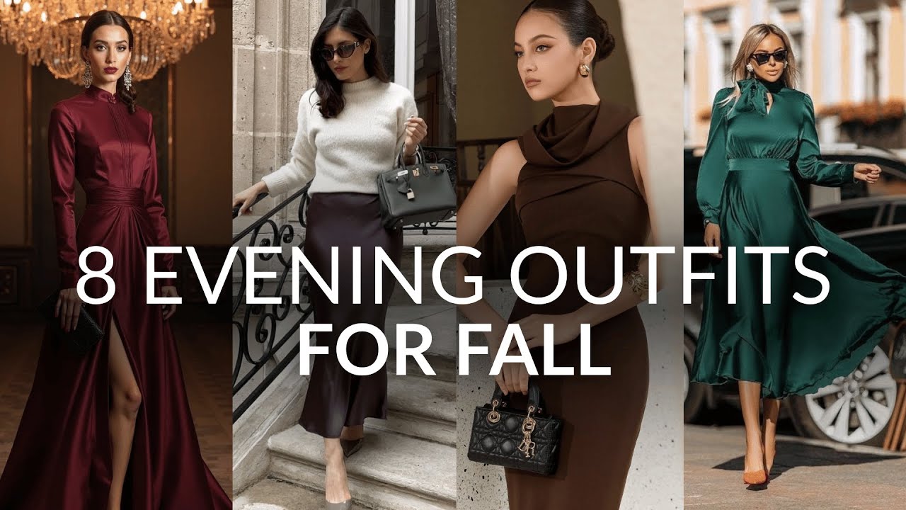 8 elegant evening outfits for fall 2025 &mdash; how to look expensive and classy