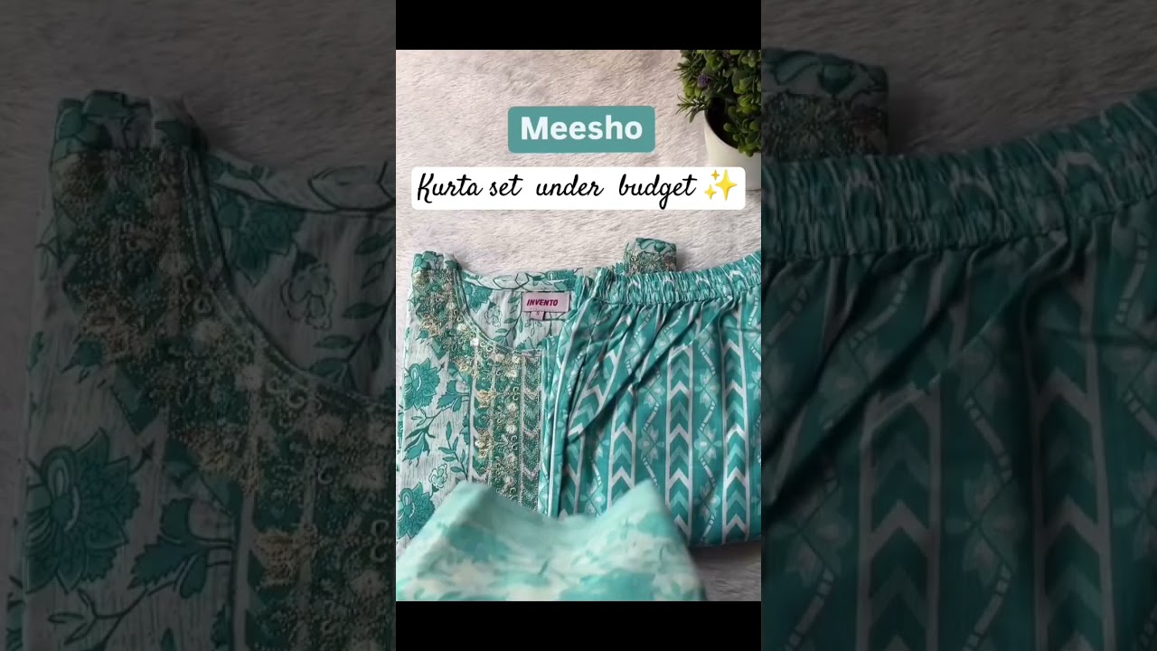 Link in bio✨ #kurtaset#meeshofinds#meesho#traditional#selflove#telugugirl#telugu#nellore#youtube#fyp