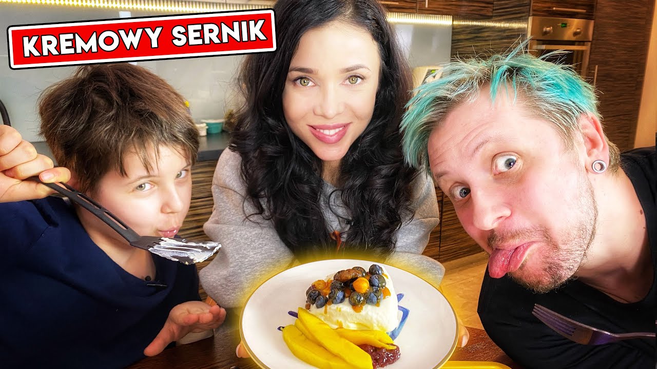 SERNIK BEZ PIECZENIA, BEZ ŻELATYNY, NA KRUCHYM SPODZIE