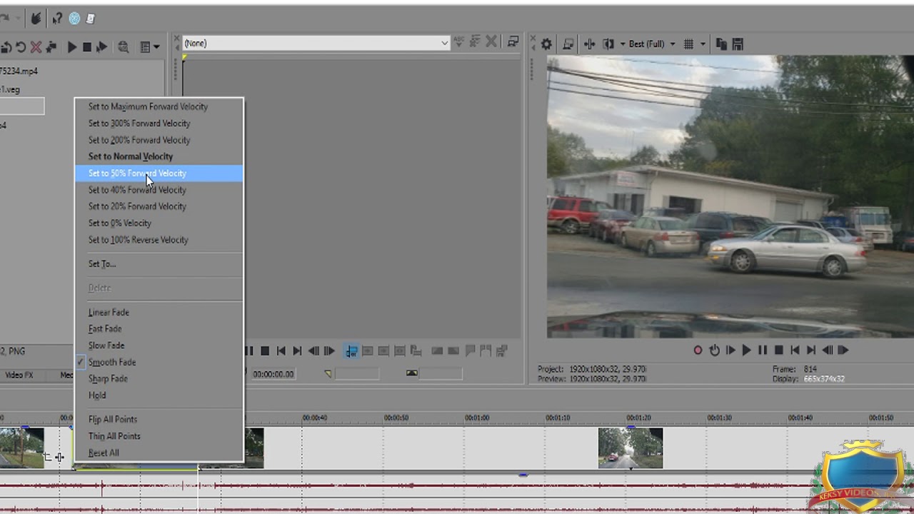 Sony Vegas Pro 14: Slow Motion