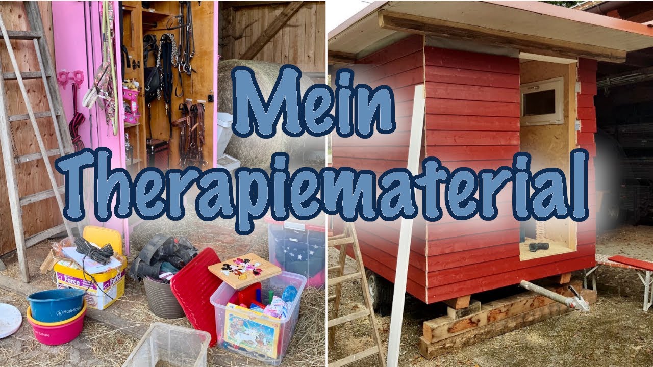 MEIN THERAPIEMATERIAL I UPDATE GEHEIMPROJEKT I AUFRÄUMEN AM STALL