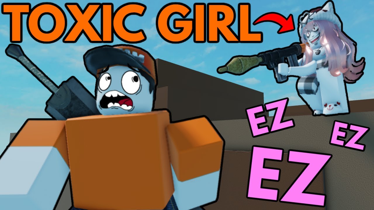 DESTROYING TOXIC TARGETTER GIRL - ROBLOX Combat Warriors