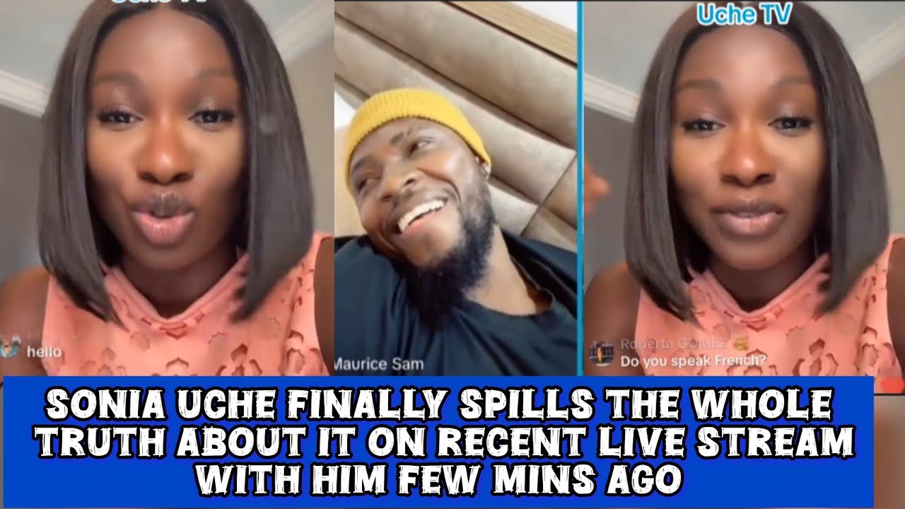 Sonia uche finally broke her silence on recent live stream with him as she confirmed it #soniauchetv