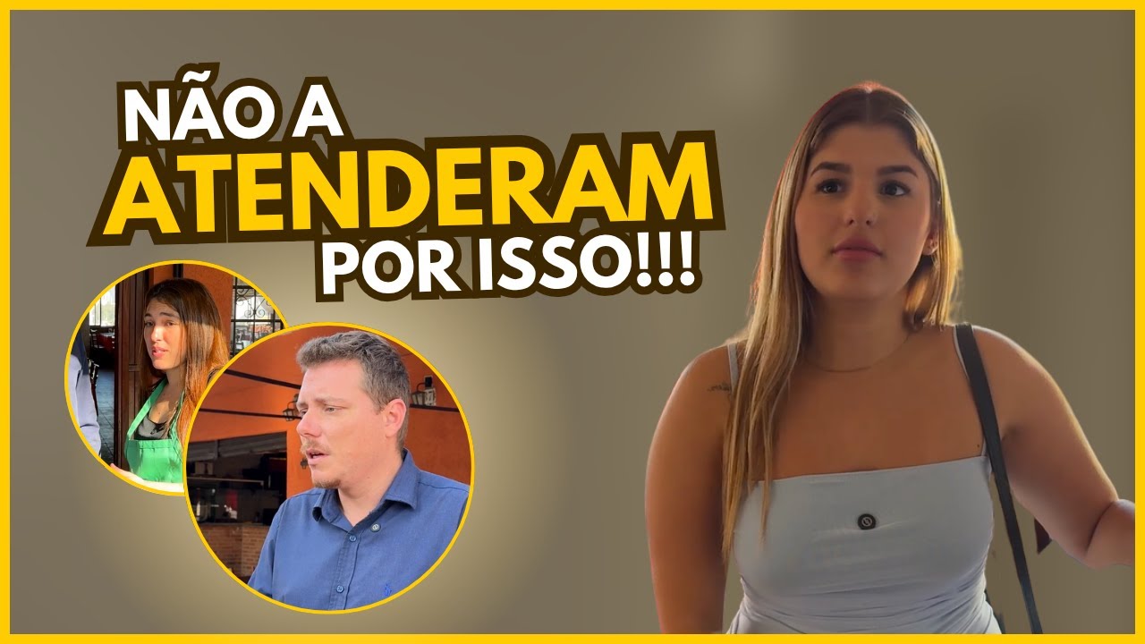 Não quiseram atende-la por sua condição.
