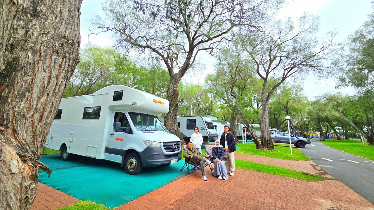 Roadtrip Keluarga Naik Motorhome | Perjalanan ke Busselton, Western Australia | Campervan Park