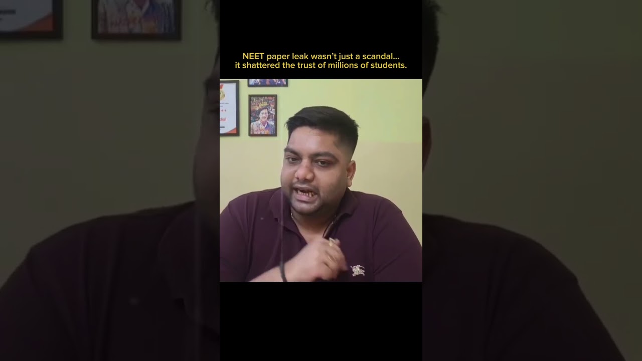 This isn&rsquo;t just an education scandal anymore  It&rsquo;s a crisis of trust #neet  #fyp #education #shorts
