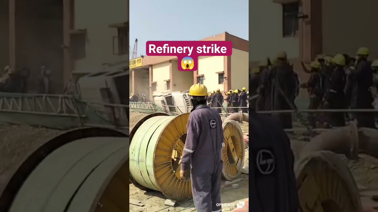 Panipat Refinery strike 😱 ll CISF ko pita ll Panipat news #panipat #cisf