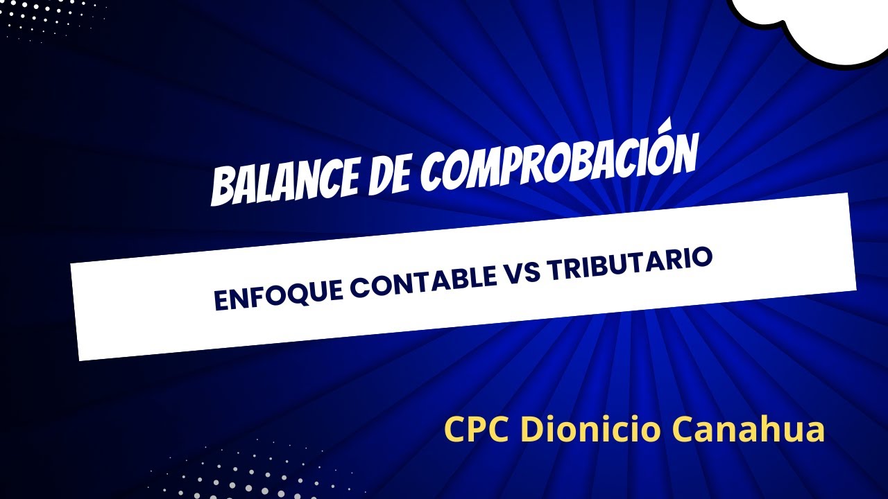 Balance de Comprobación