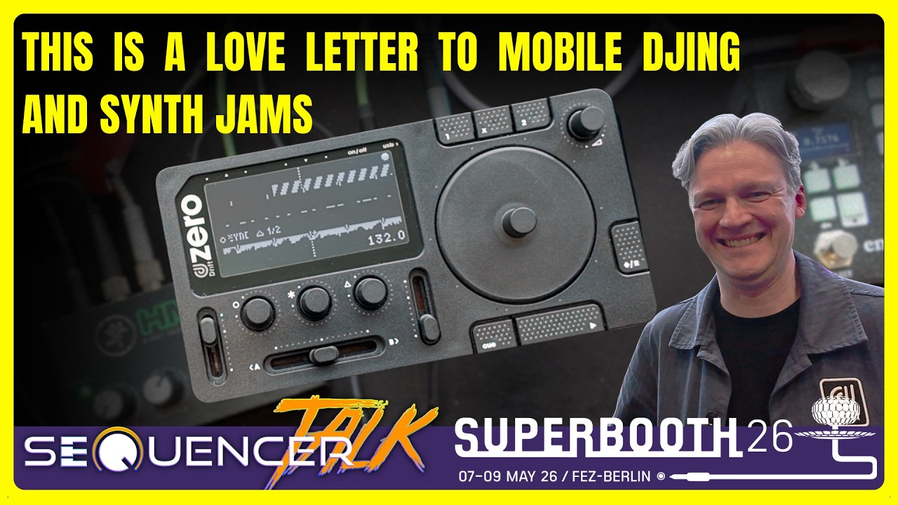 Drift DJ Zero &ndash; Tiny DJ System, DAWless Recorder & Hardware Hub⎜SUPERBOOTH26
