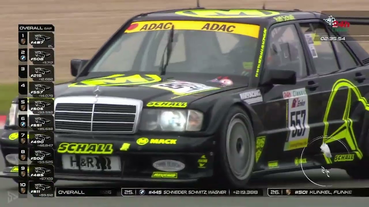 Schall-Racing 24h-Classic-Rennen Nürburgring 2024 Zusammenfassung Maxi-Version