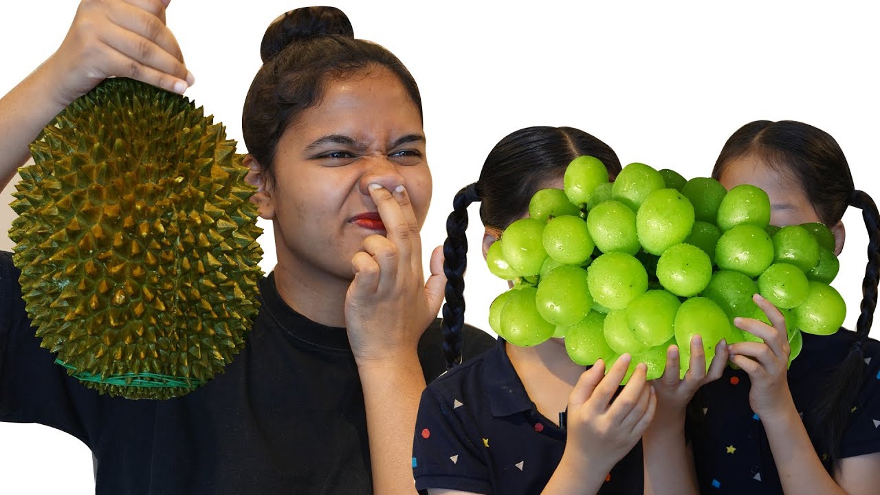 Durian Shine Muscat 두리안 샤인머스켓  Mukbang TwinRoozi 쌍둥이루지 먹방 조안나 언니