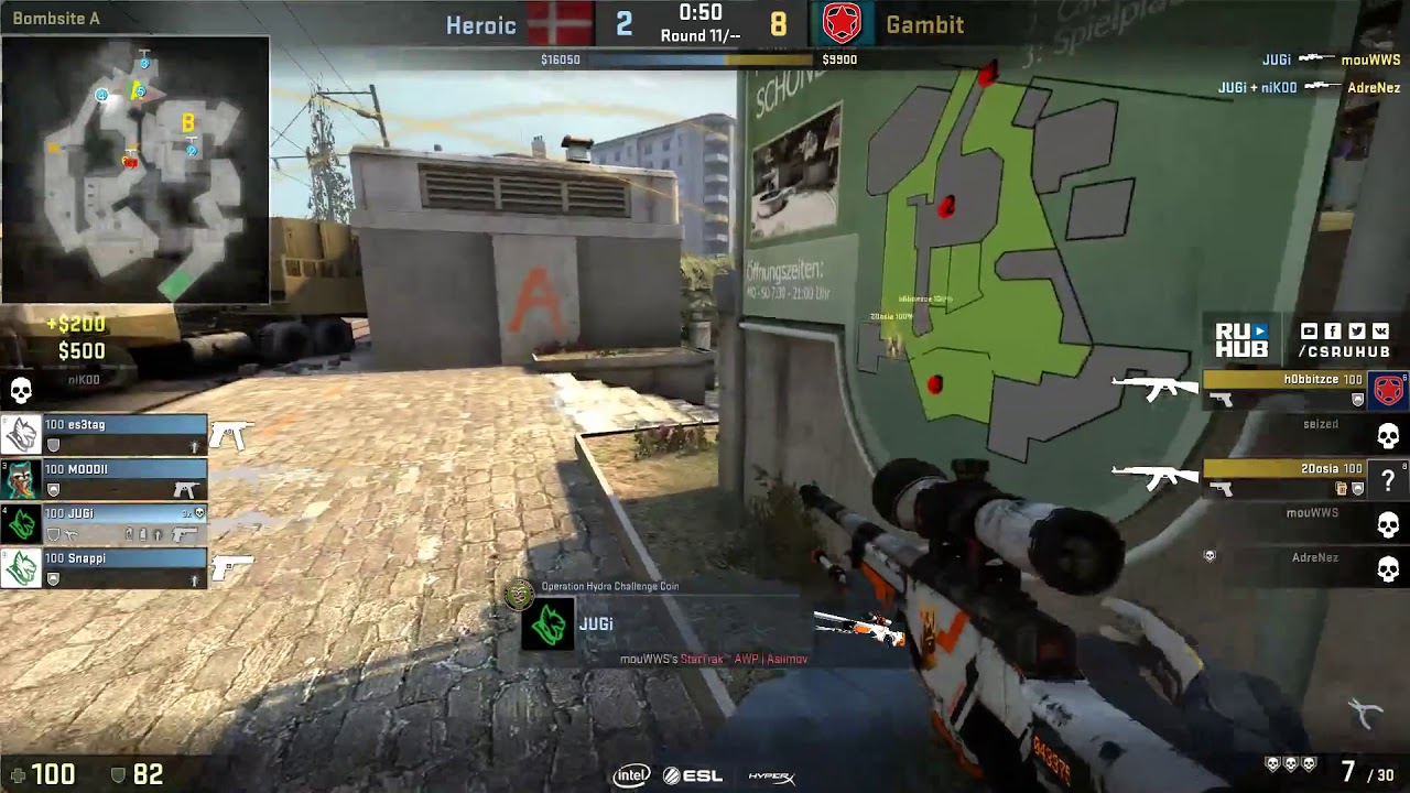 JUGi ACE vs Gambit [ IEM Katowice 2018 Qualifier ]