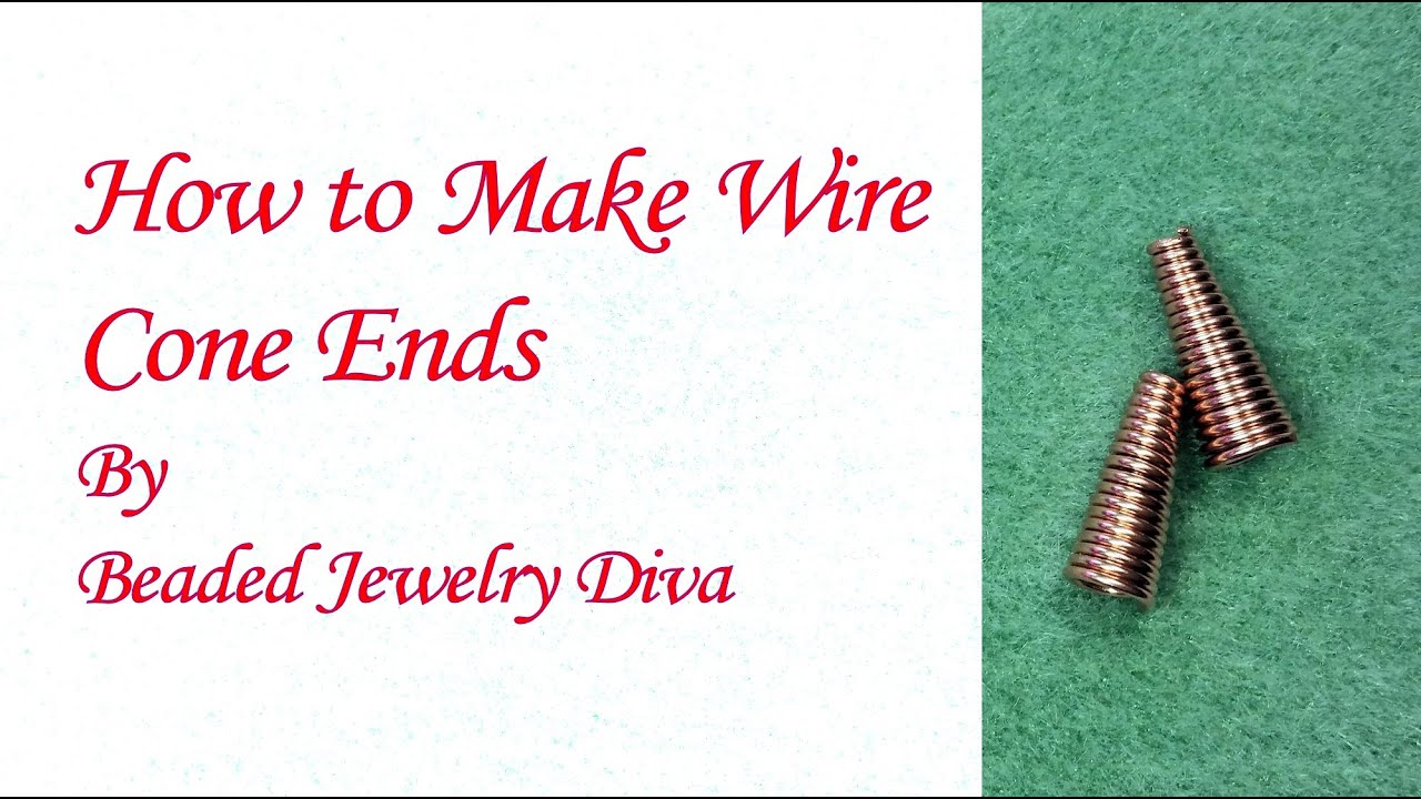 How to Make Cone Ends - Wire Wrap Tutorial