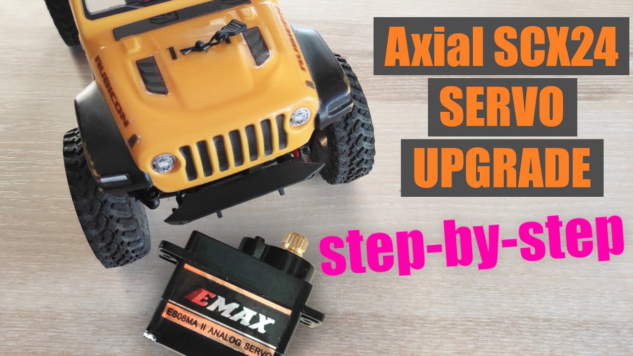 Axial SCX24 servo upgrade - part II.