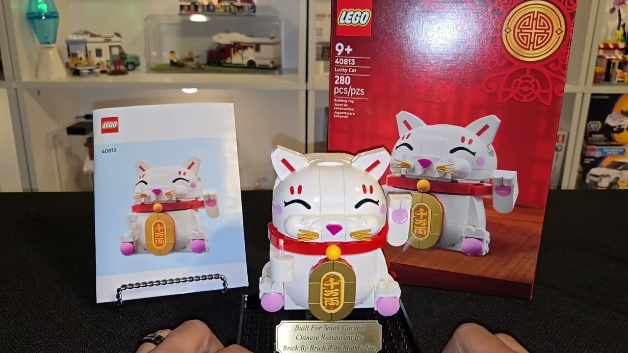 LEGO Lucky Cat-40813- Build And Review For My Favorite Chinese Restaurant!