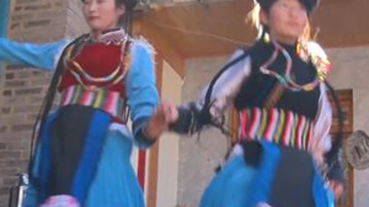 上干竹河婚礼舞蹈这就是父老乡亲们真心祝福祝你们：白头偕老，永结同心