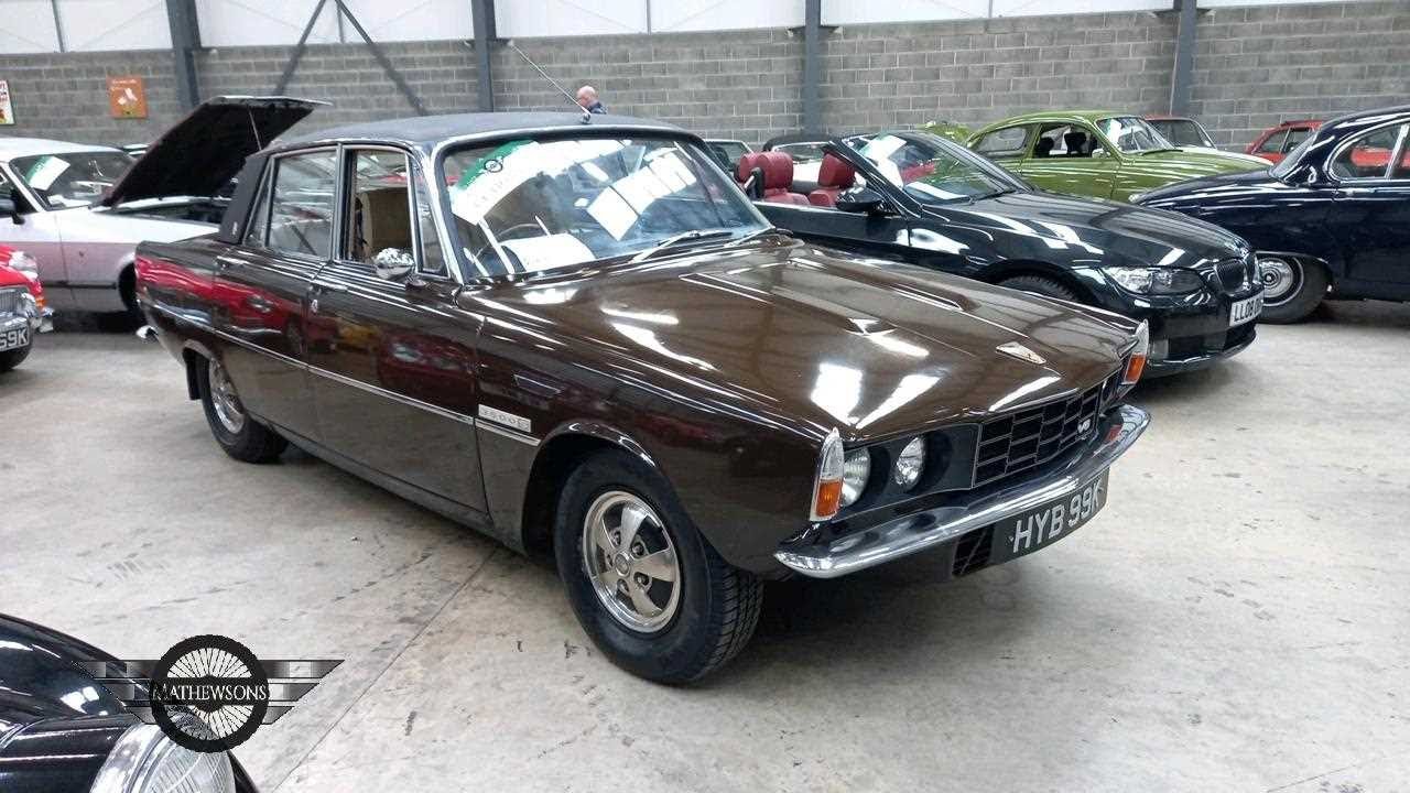1972 ROVER 3500 S | MATHEWSONS CLASSIC CARS | 17 & 18 MARCH 2023