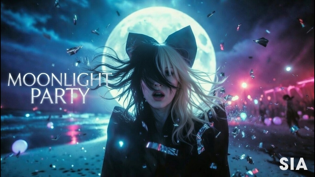 Sia Moonlight Party (AI Music video concept)