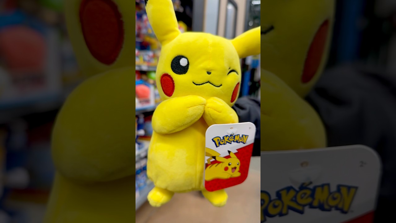 Pokémon Pikachu Plush Hunting in Walmart Canada ⚡ So Cute! #shortsfeed #shorts #pokemoncommunity
