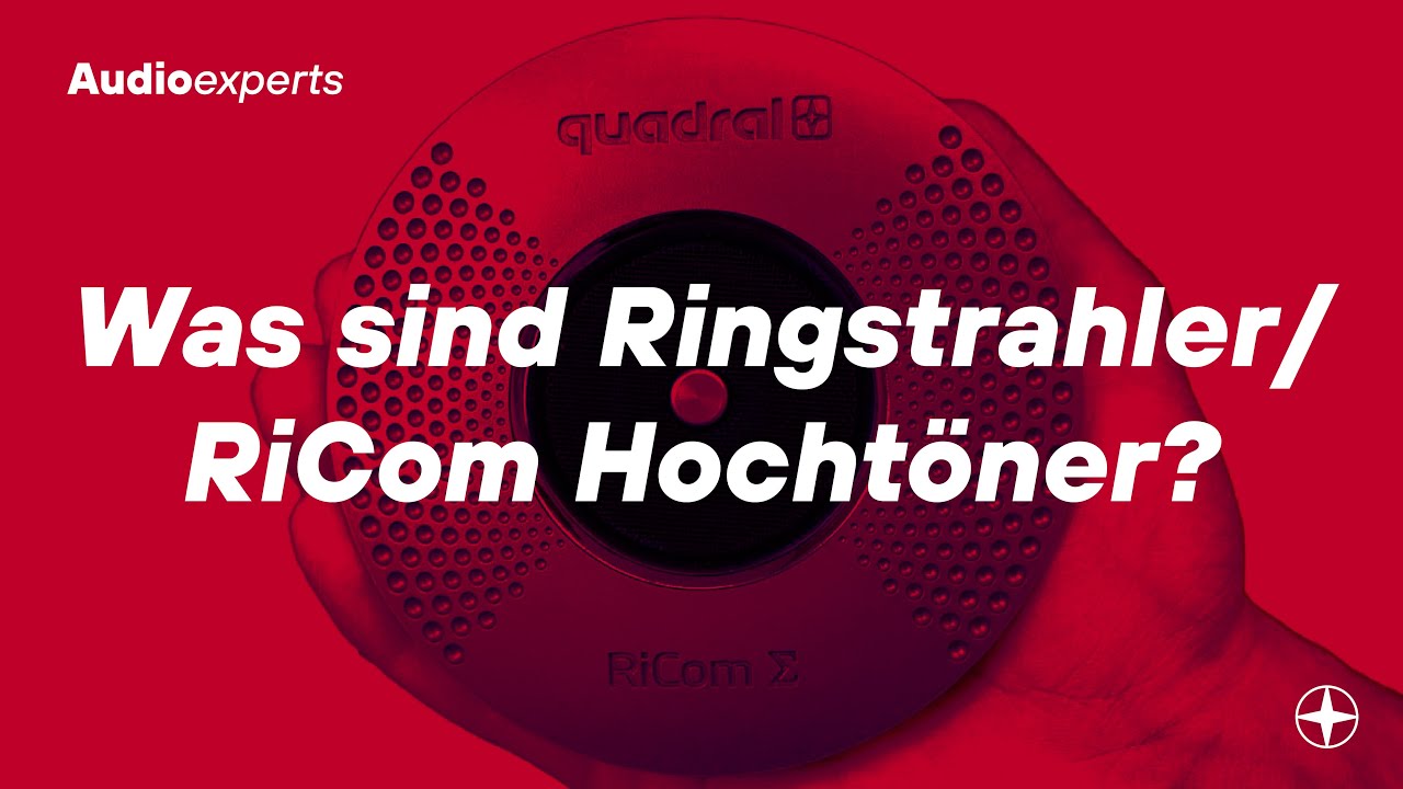 Ring radiator, RiCom tweeter (epsiode 6): Audioexperts by Quadral, dome, hi-fi