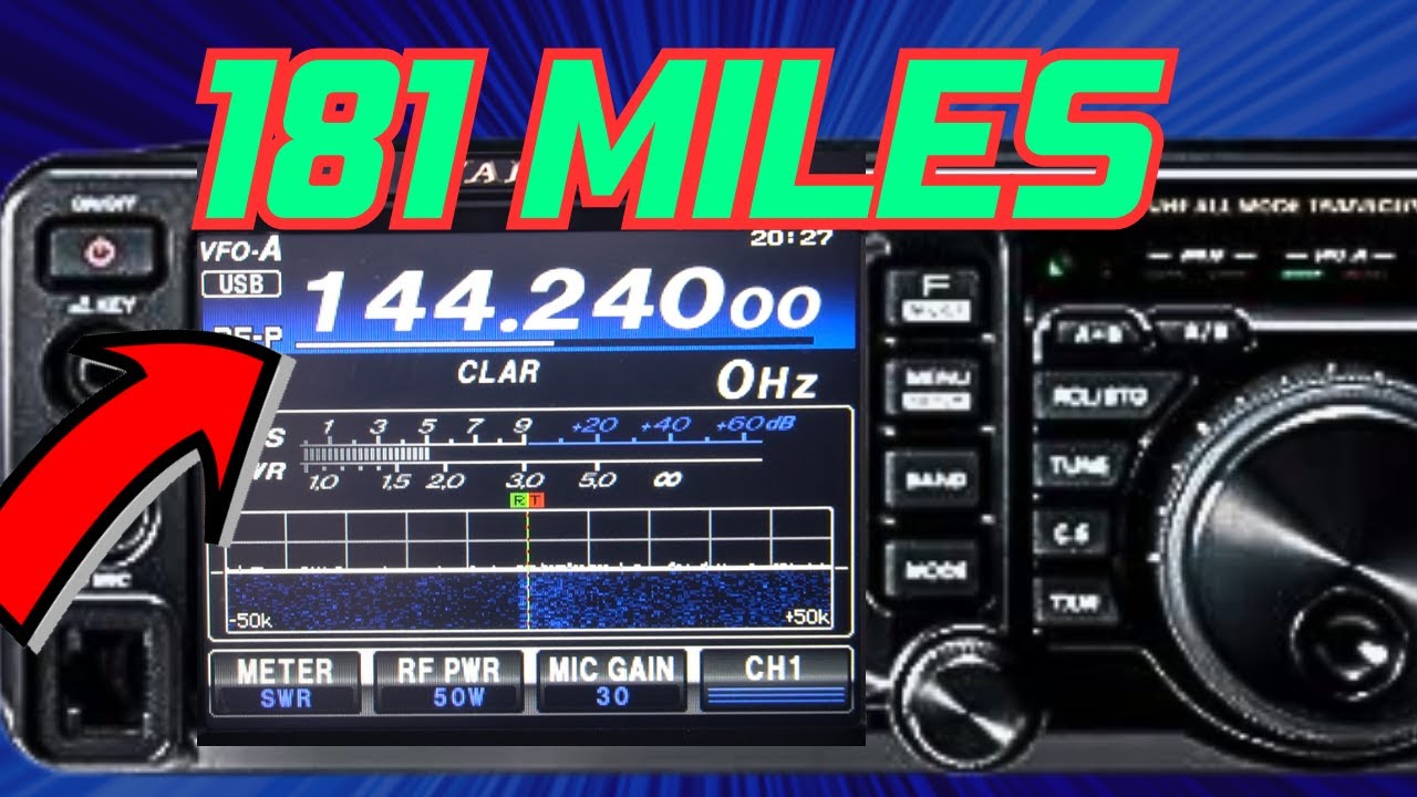 The CaHR Moxon kit and FT-991A  get it Done!