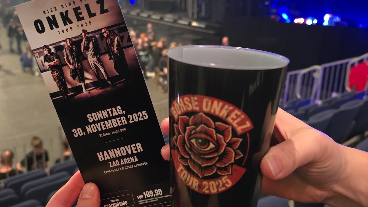 B&ouml;hse Onkelz - Konzertmitschnitt Live in Hannover 30.11.25 Hier sind die Onkelz Tour 2025