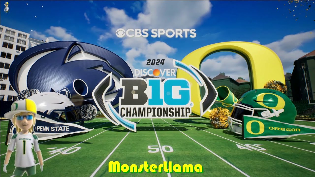 B1G Championship Game - #3 Penn State vs #1 Oregon 2024 [Oregon Ducks highlights] 💚🦆🏈