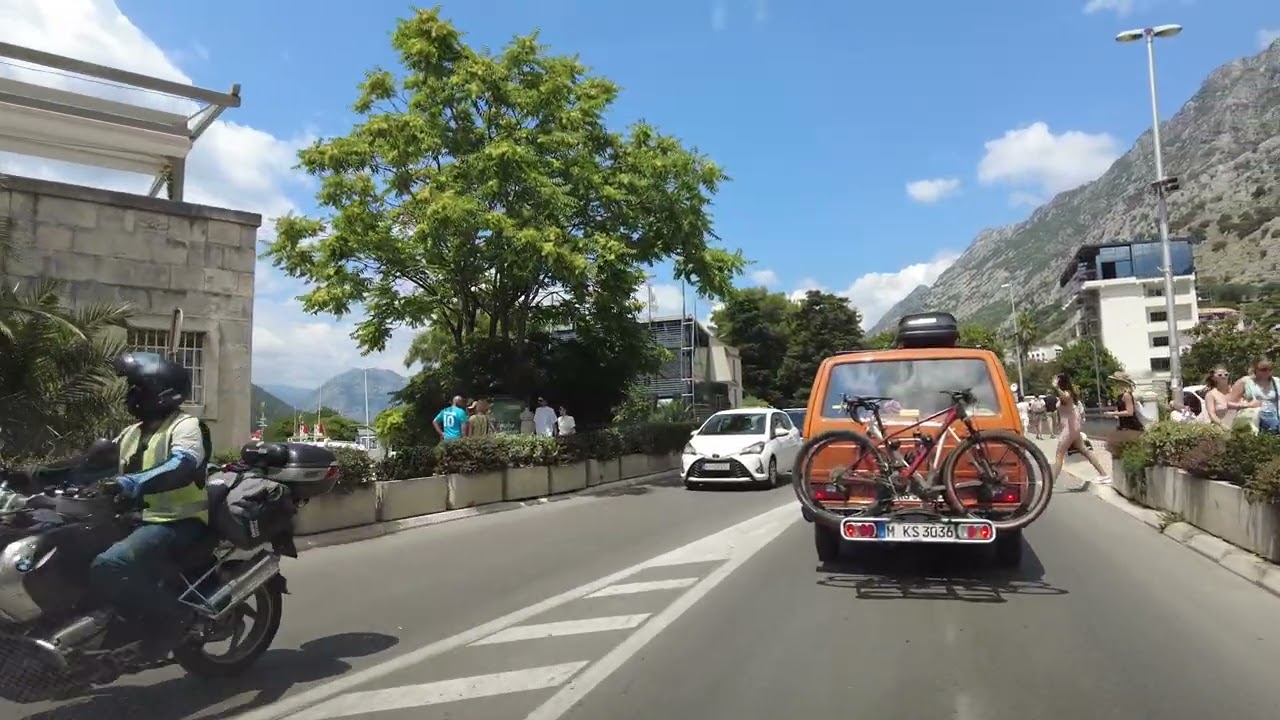 Road Kotor - Herceg-Novi (43km, 75min), Montenegro, 🌡T+28C°🌞, June - #33/1