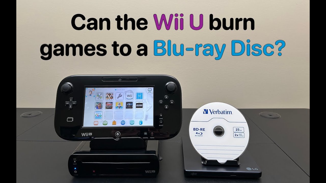 Можно ли с помощью Wii U записывать игры на Blu-ray Disc?