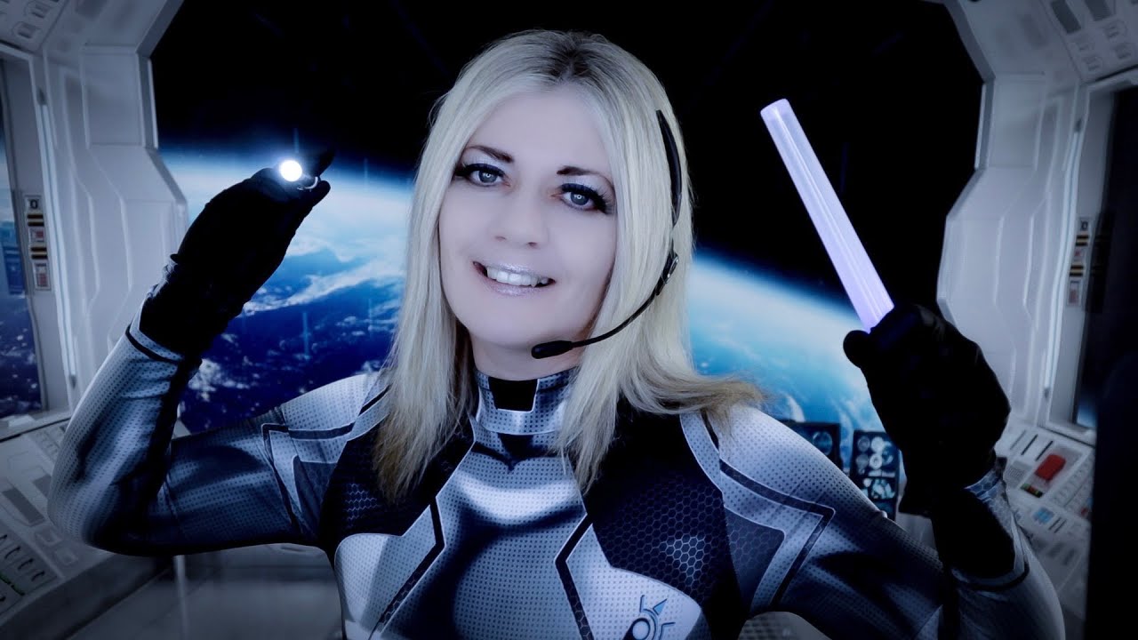 ASMR Detailed Medical Exam by Spaceship Doctor - Realistic Exam & Tingly Sounds - Sci-Fi Medical RP