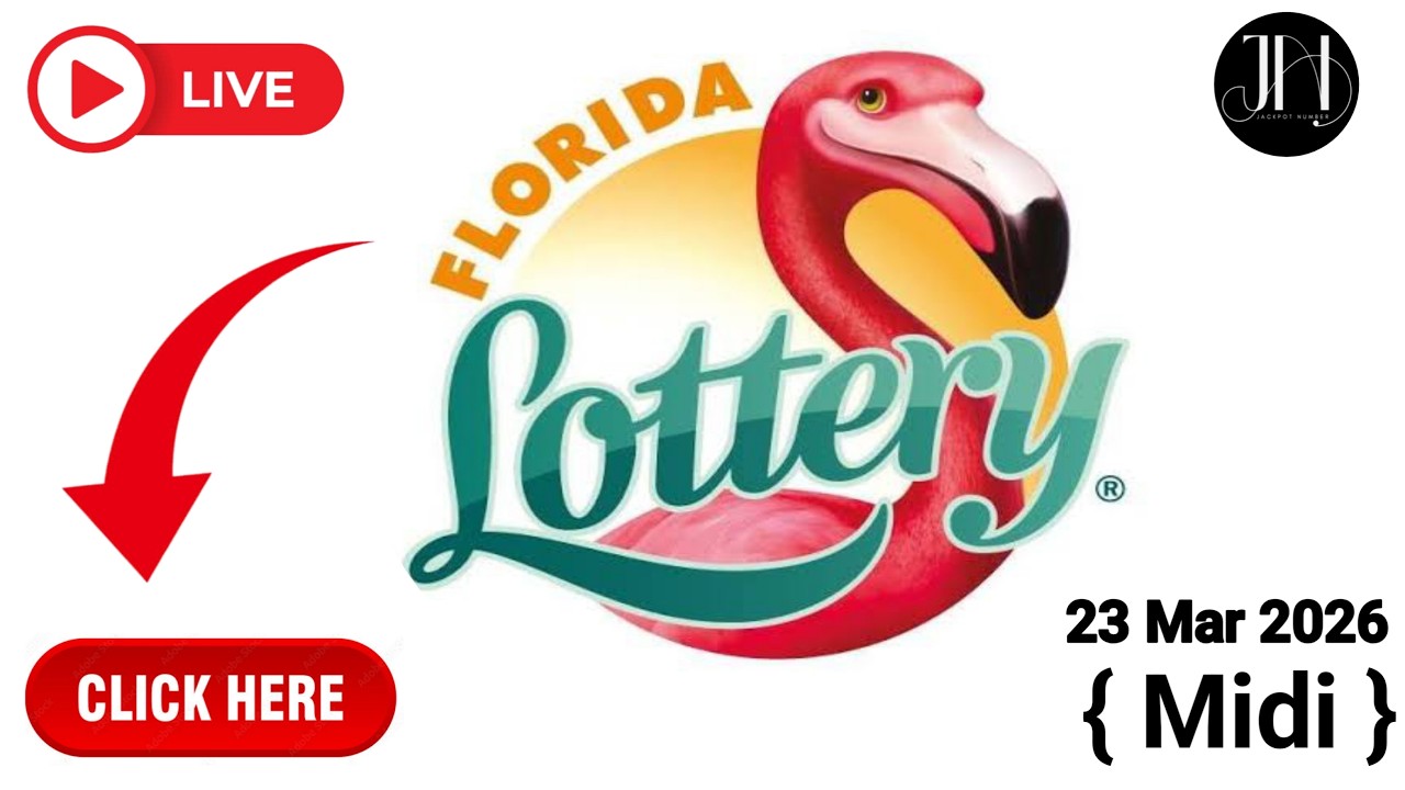 Tiraj Florida En Direct Midi 23 Mars 2026 #Lotteryflorida #resultat #FloridaMidi #boulcho