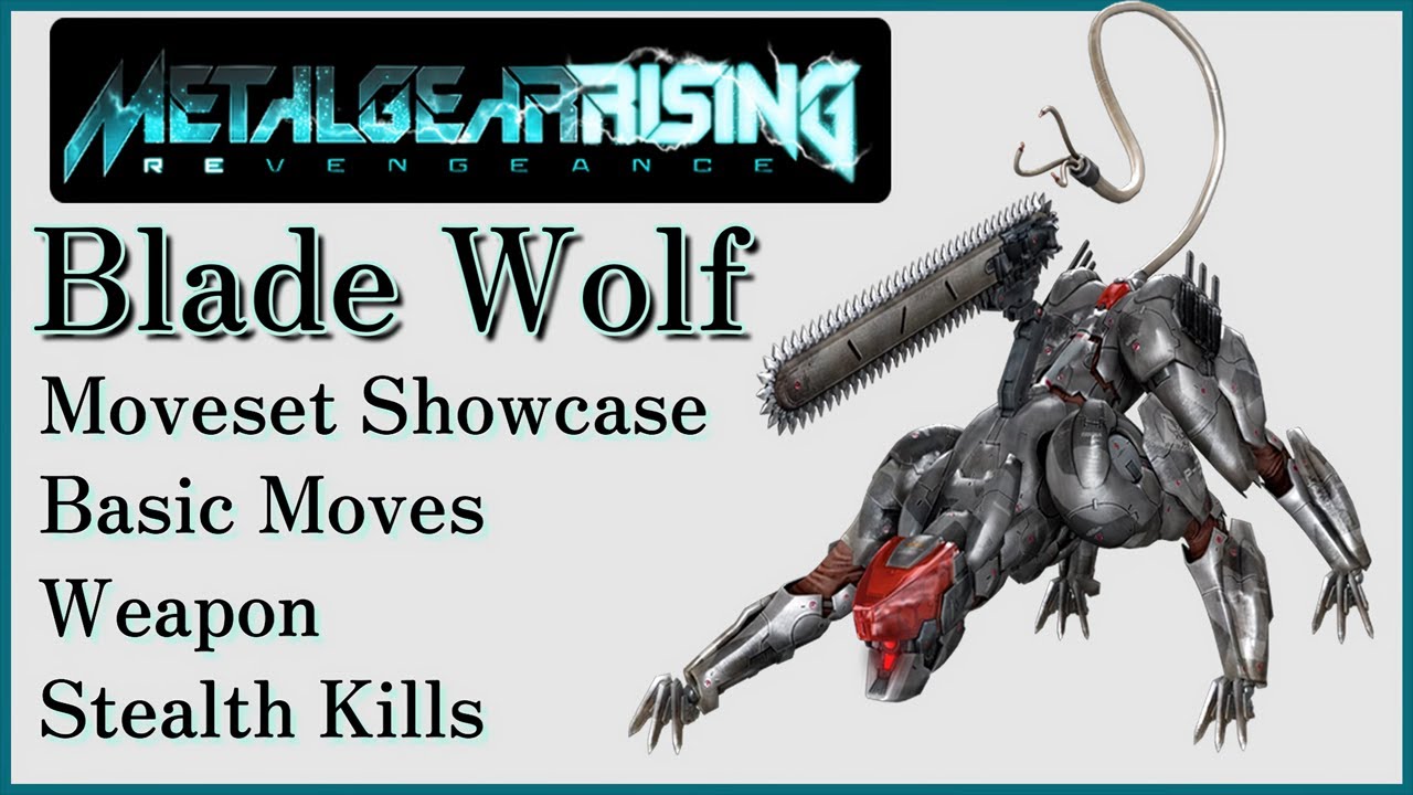 【Metal Gear Rising: Revengeance】Blade Wolf LQ-84i Moveset Showcase