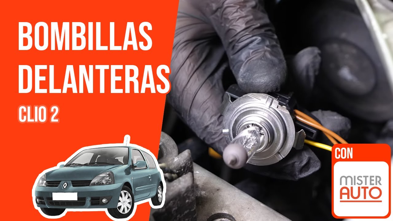 Cómo cambiar las bombillas delanteras Clio 2 💡