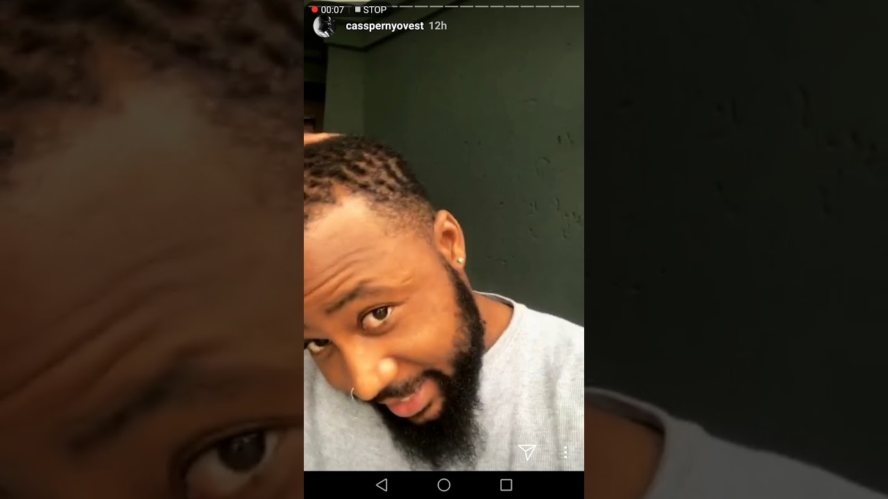 Cassper meets AKA at the barber shop