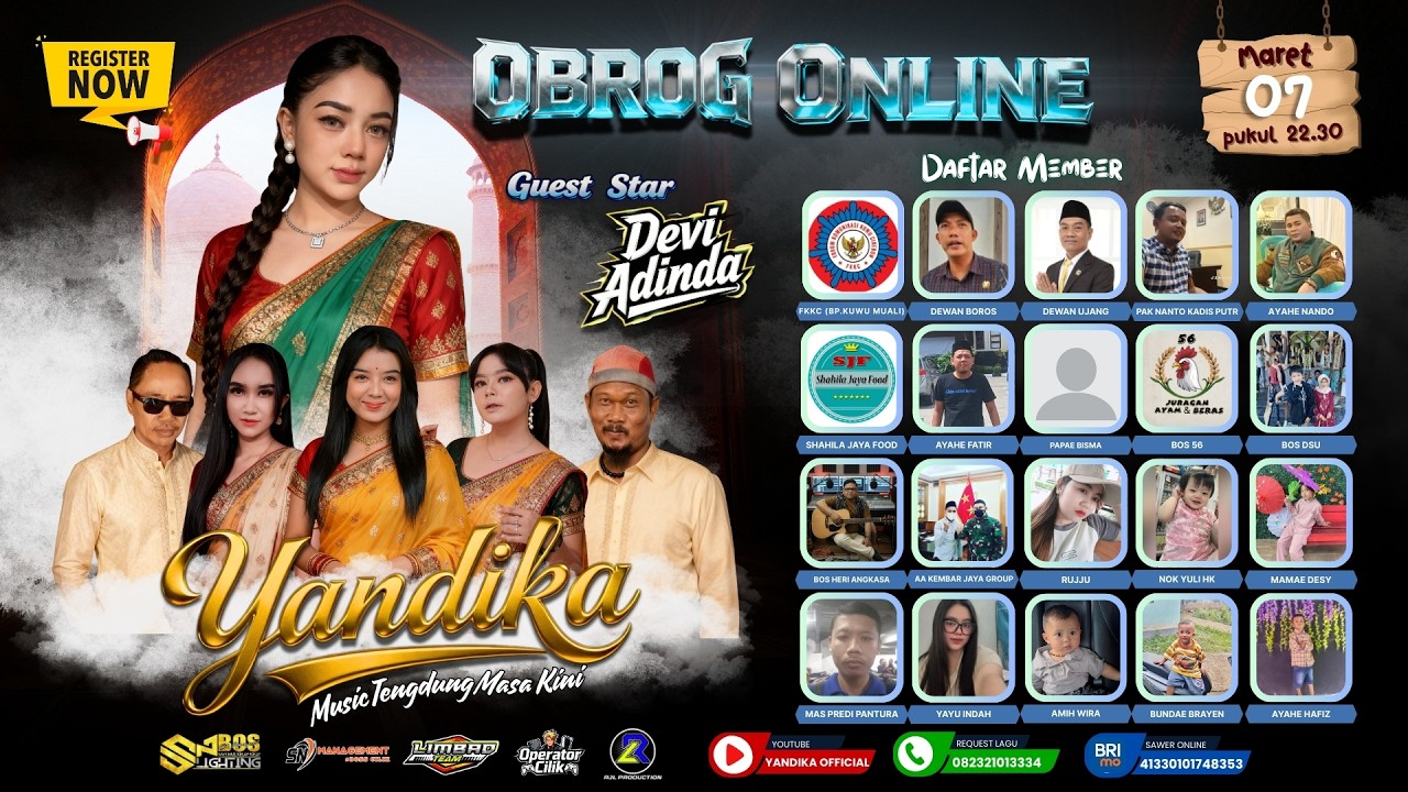 🔴Live Streaming Sahur Bareng YANDIKA MUSIC | Edisi 07 Maret 2026
