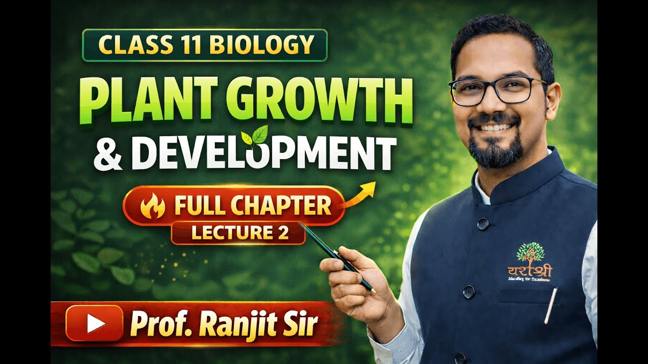 Plant Growth Regulators Lec 2 | Auxins, Gibberellins, Cytokinins | Class 11 Biology | Marathi | NEET