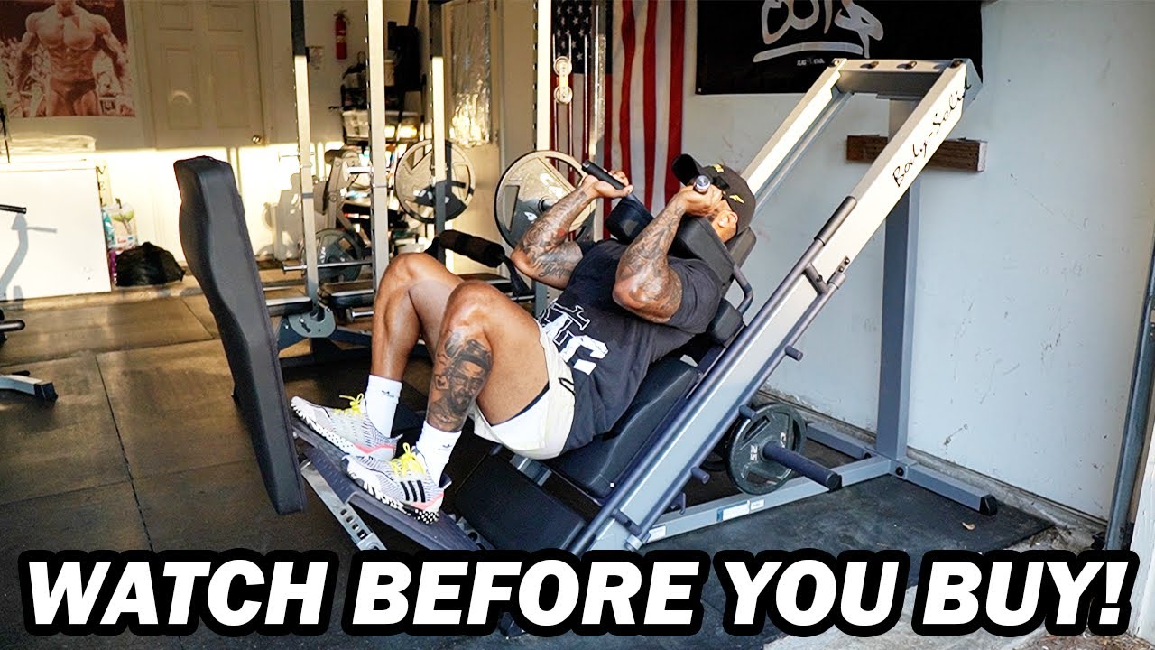 Обзор тренажёра Body Solid Leg Press для гакк-приседаний | Оборудование для домашнего спортзала