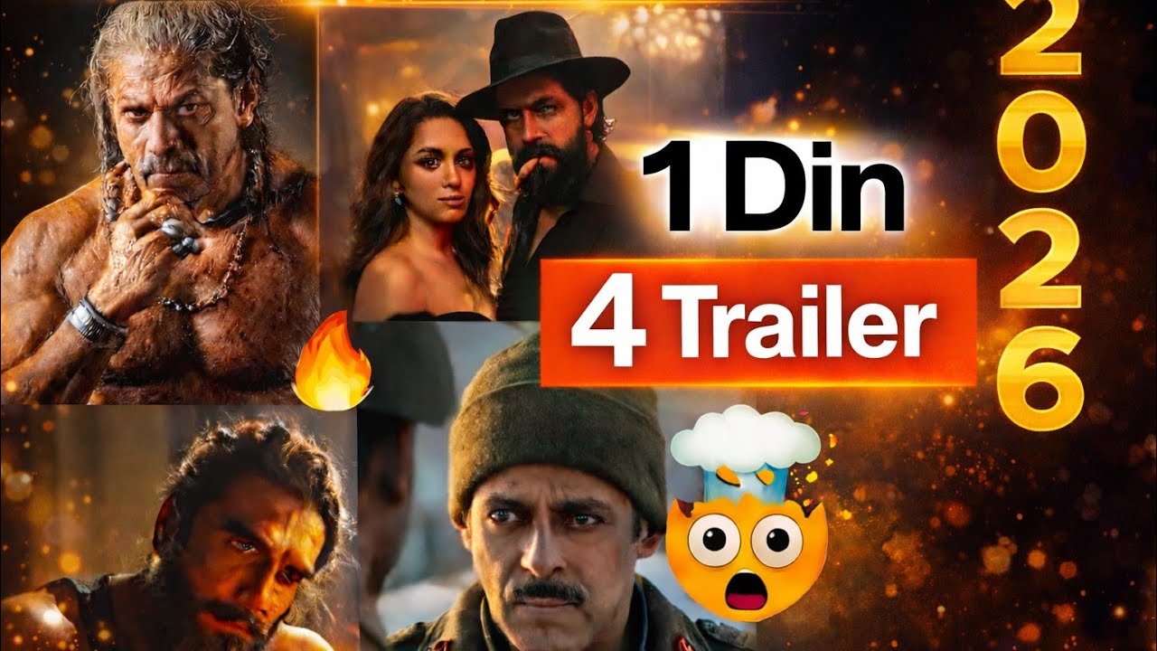 🔥एक दिन – 4 ट्रेलर | SRK King vs Salman vs Toxic vs Dhurandhar 😱#srk #salmankhan #dhurandhar #toxic