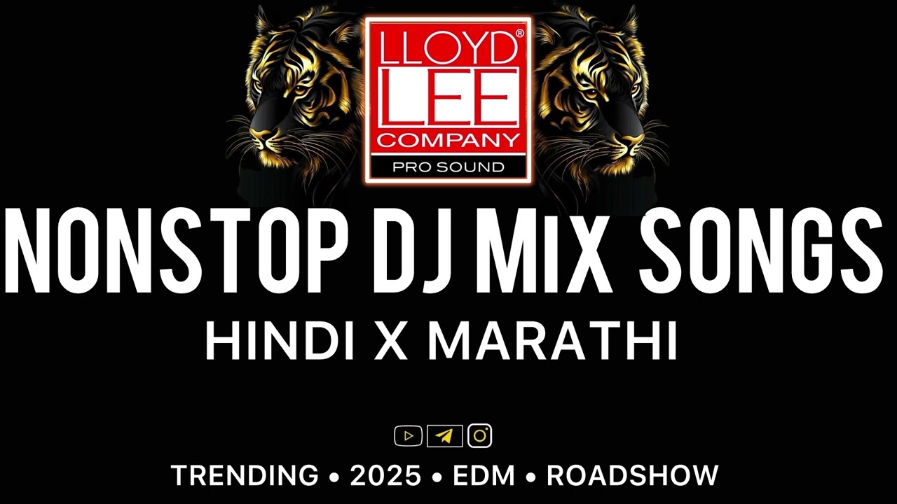 NONSTOP DJ MIX SONG | 2025 | HINDI x MARATHI | POWEFULL TRACK | DJ KING UNRELEASED