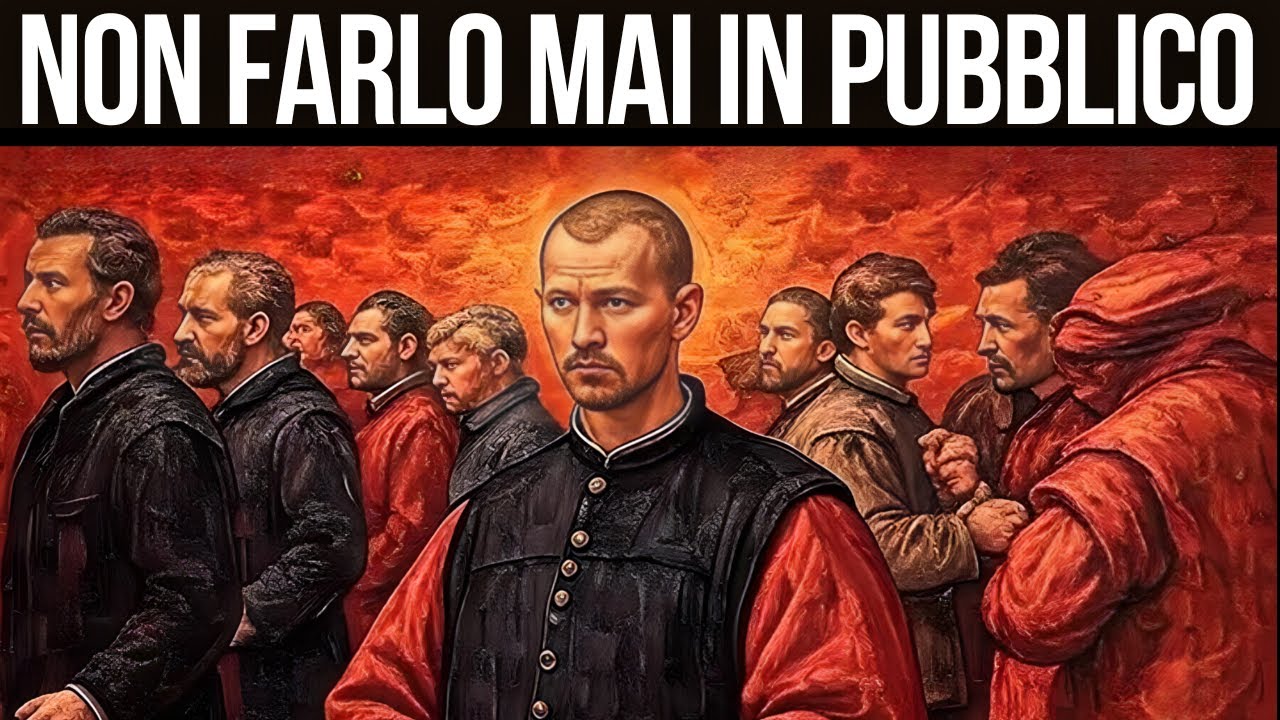 9 cose che non dovresti mai fare in pubblico - L'avvertimento di Machiavelli