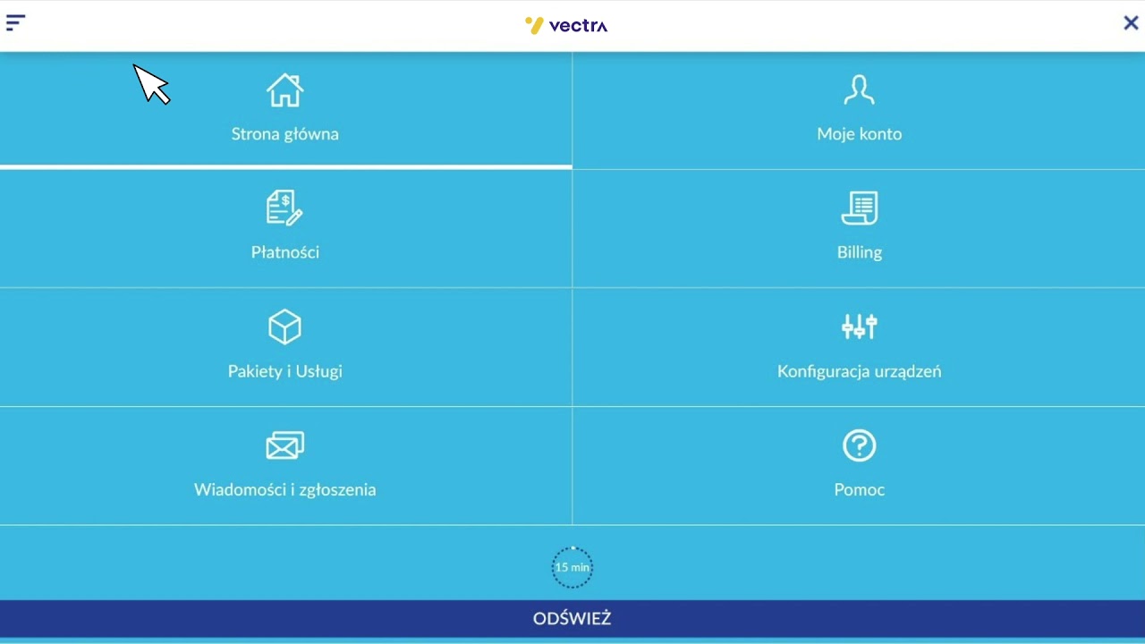 Vectra - animacja video: Poradnik konfiguracji sieci bezprzewodowej 5G
