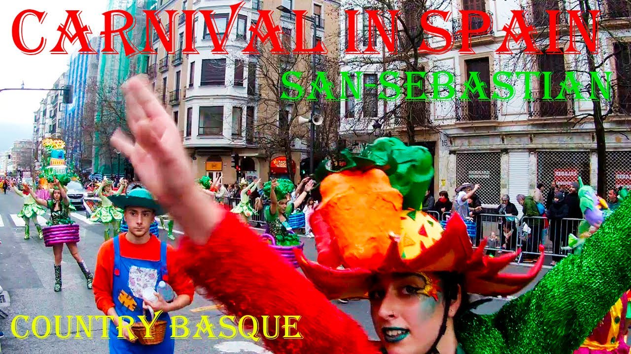 Carnival in Spain. Carnival in the Basque Country. Carnival in San Sebastian.