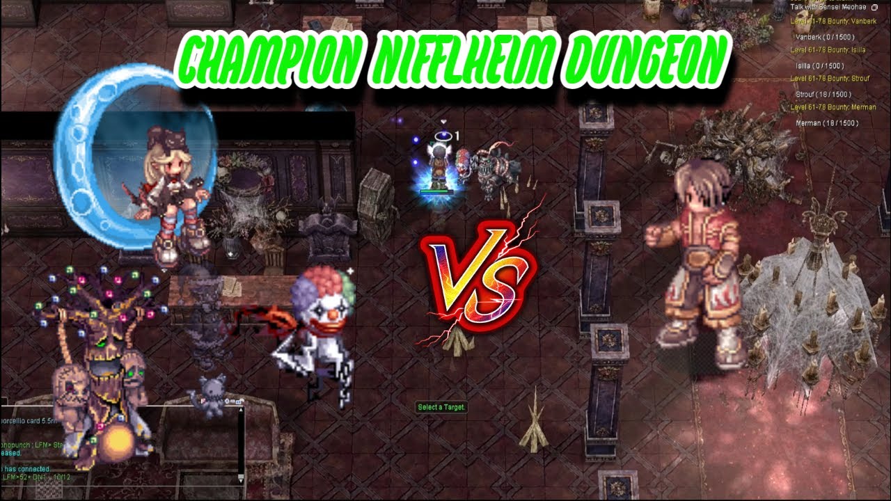 Ragnarok PreRenewall - Nifflheim Dungeon - Champion quick guide